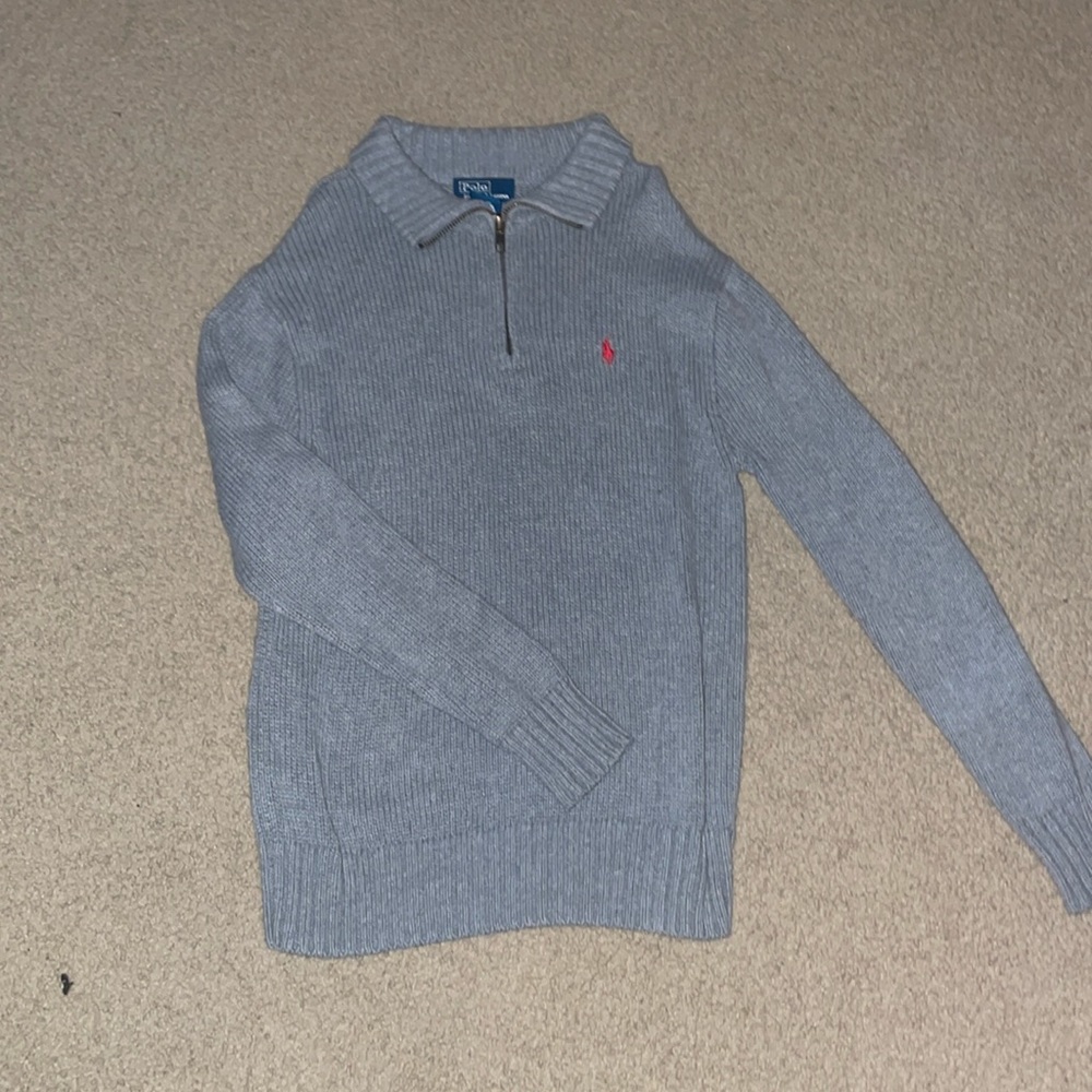 Polo by Ralph Lauren sweater, gray great condition like new